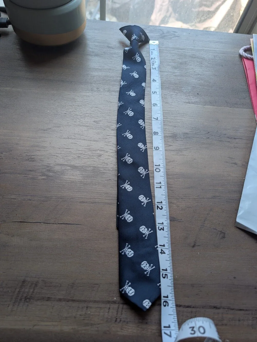 Skull And Crossbones Boys Tie